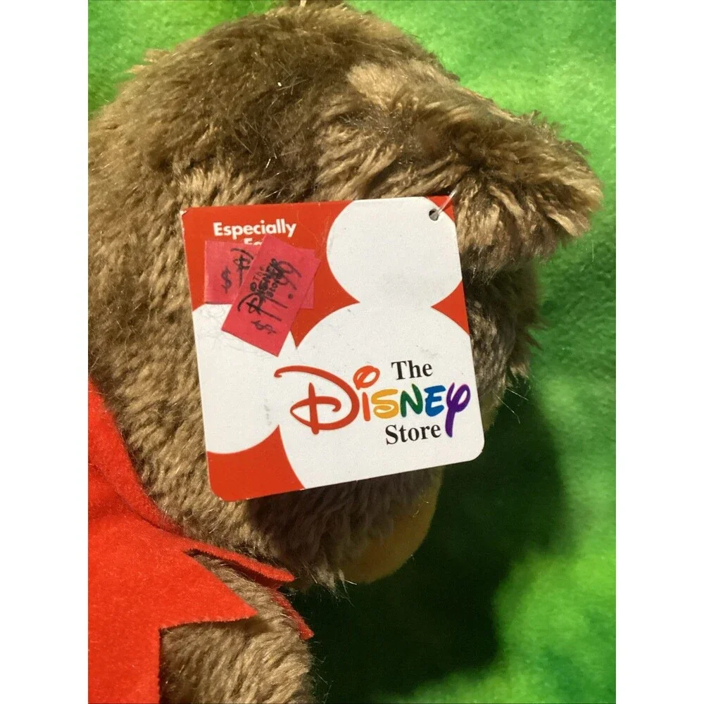 Disney Store Winnie the Pooh Werewolf Halloween Plush 12 Inch NWT Pumpkin Basket